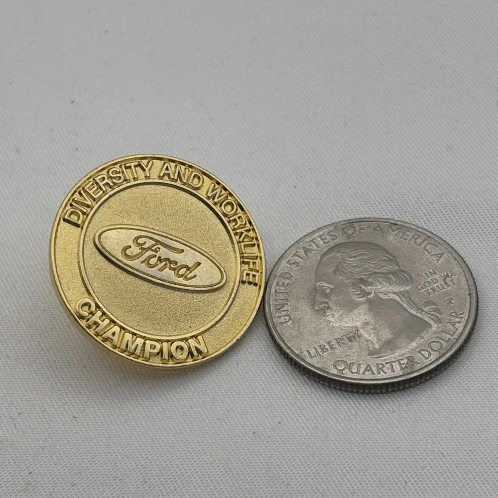 Ford Motor Company Diversity And Worklife Champion Lapel Hat Pin